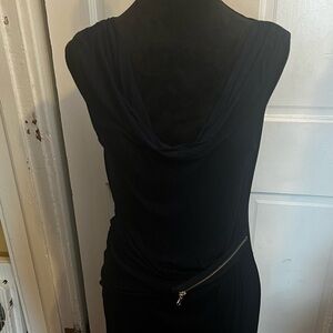 Navy sleeveless dress